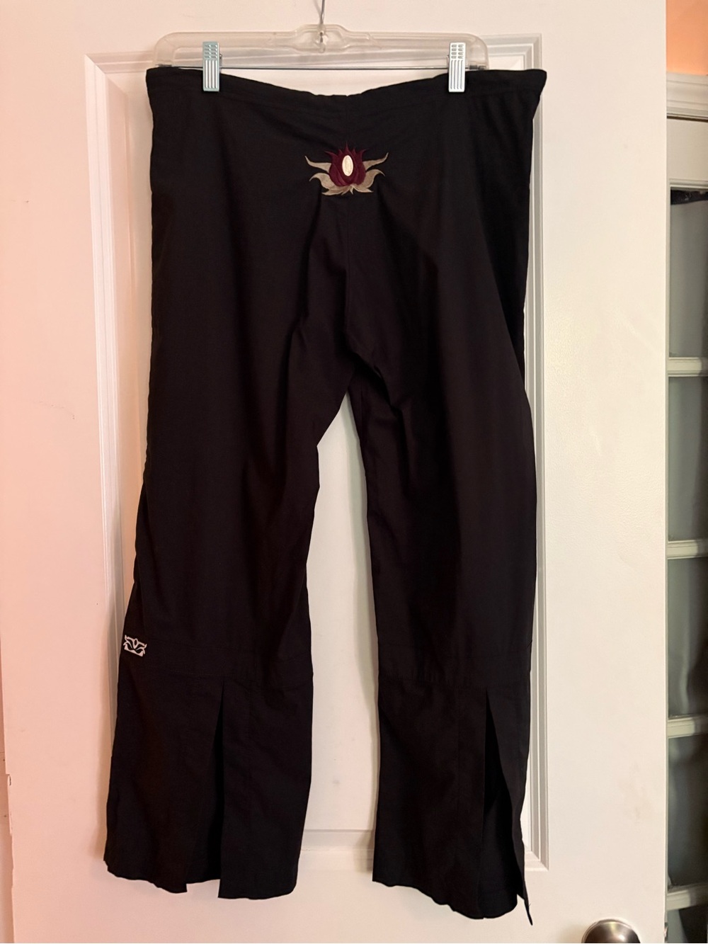 Rare discontinued be present Women's Elegant Black Wide Leg Trousers